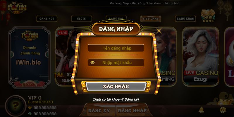 Hướng dẫn đăng nhập iwin nhanh chóng